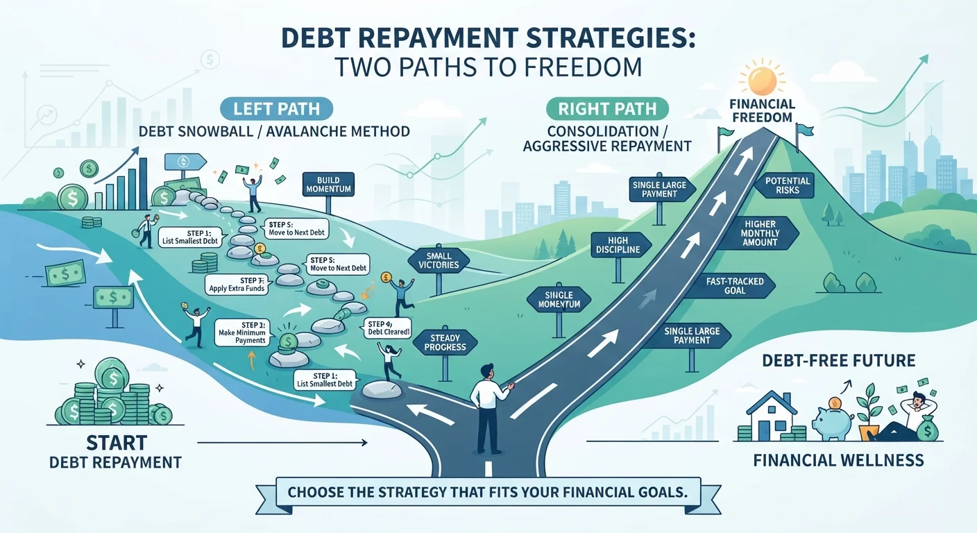 Debt Snowball vs. Debt Avalanche: Two Paths Out of the Same Hole