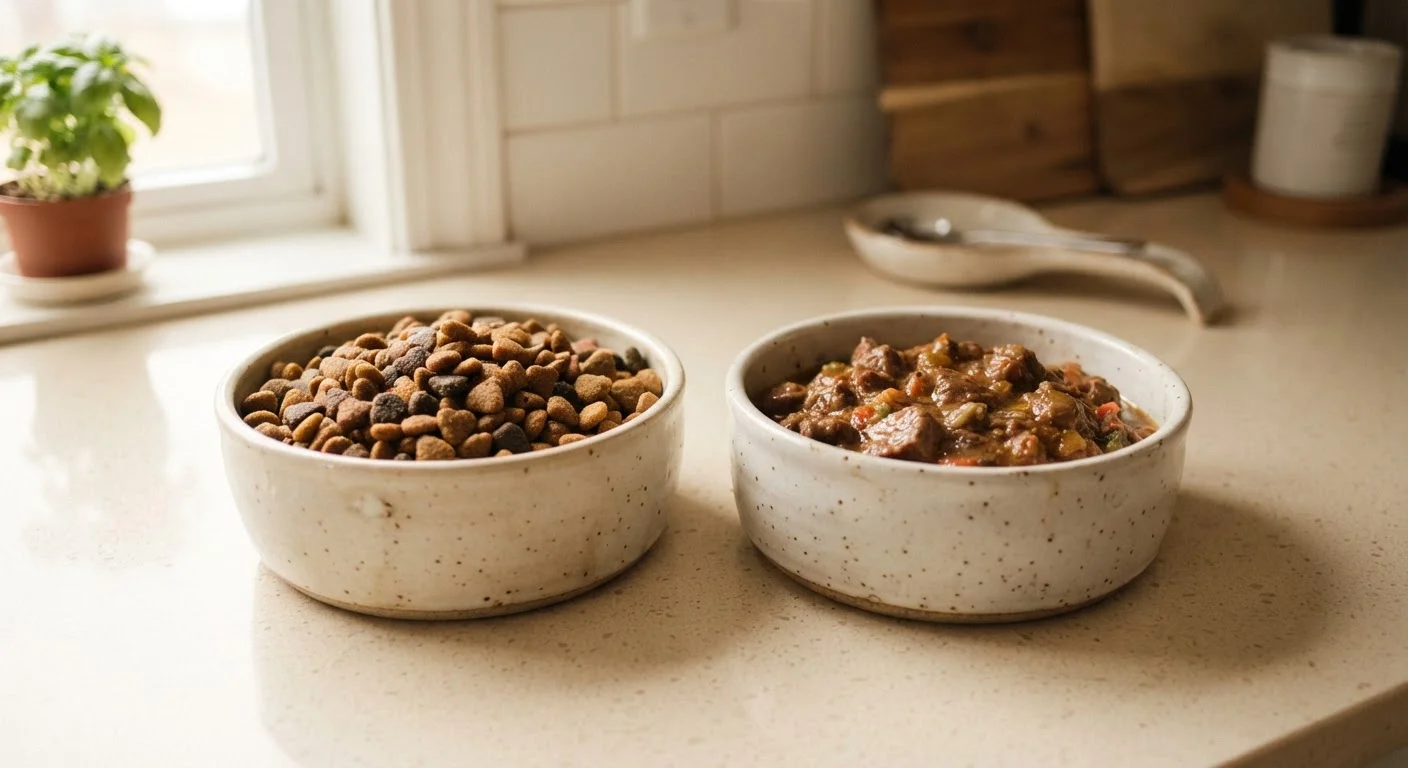 Dry Kibble vs. Wet Food: What the Nutritional Differences Mean for Your Pet