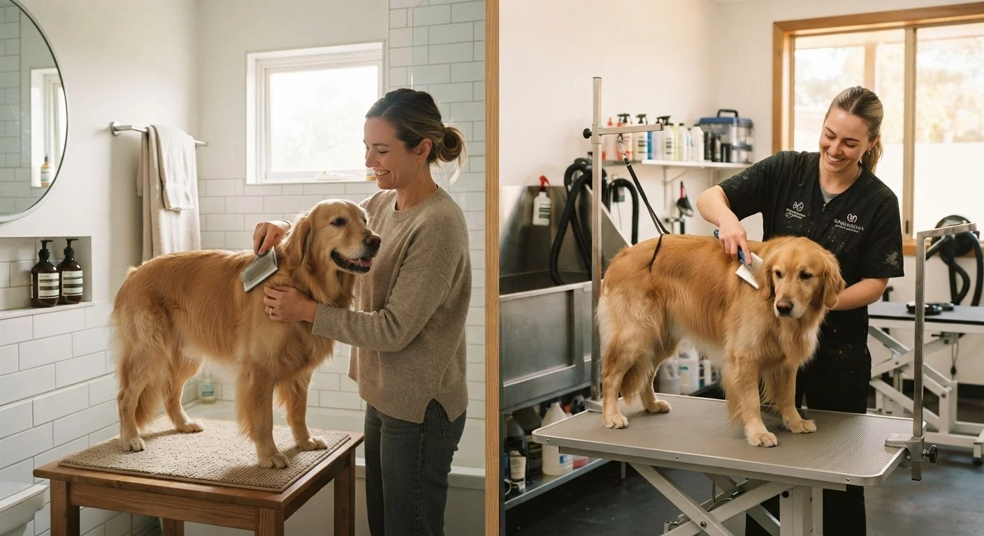 Grooming at Home vs. Professional Grooming