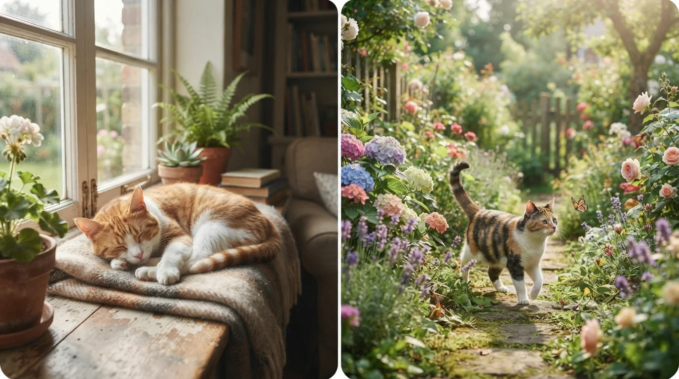Indoor vs. Outdoor Cats: How the Lifestyle Choice Shapes Their Health Profile
