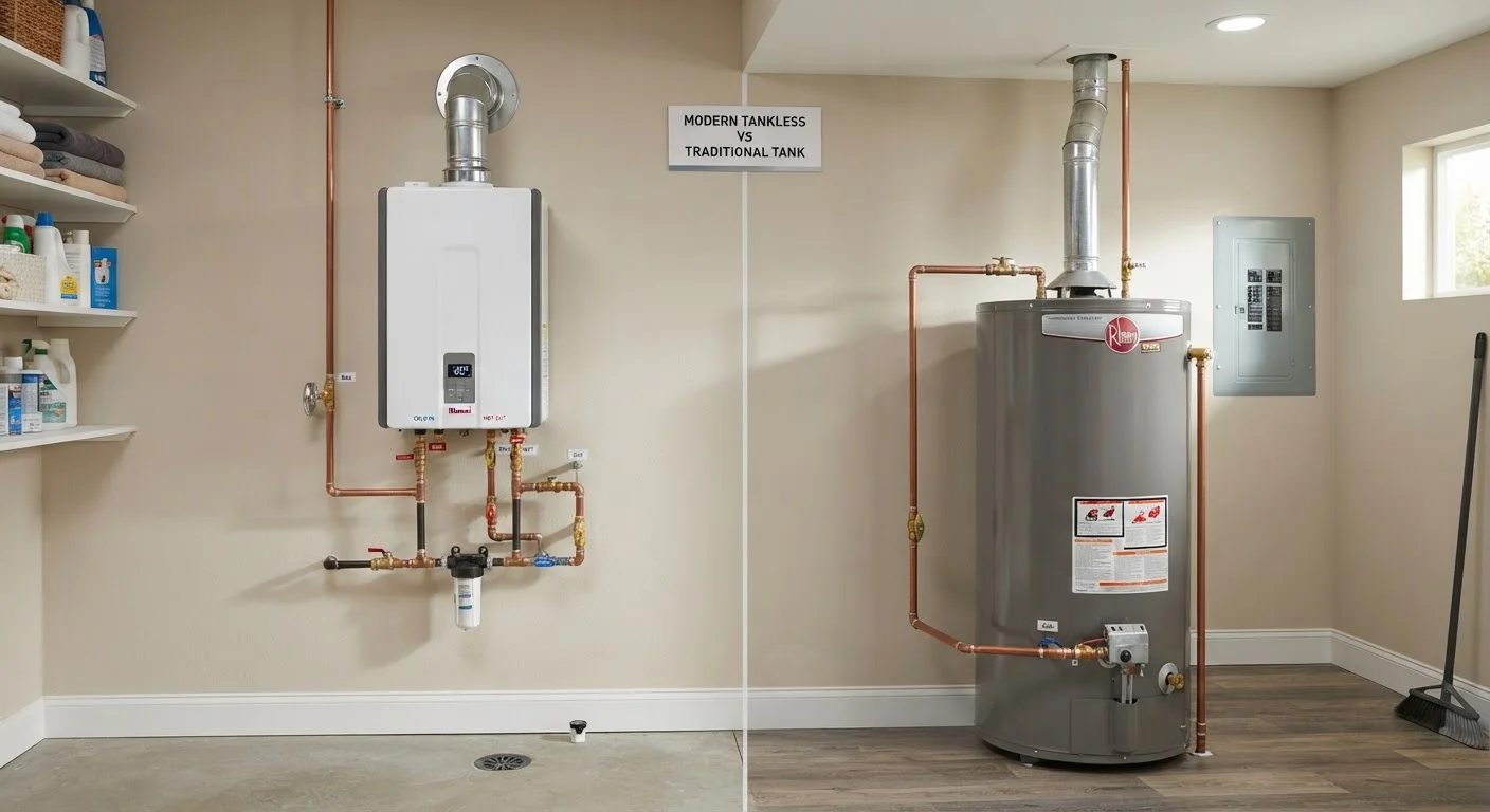 Tankless vs. Traditional Water Heaters: What Makes Sense for Most Households